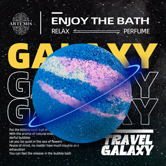 Starry night bath bomb