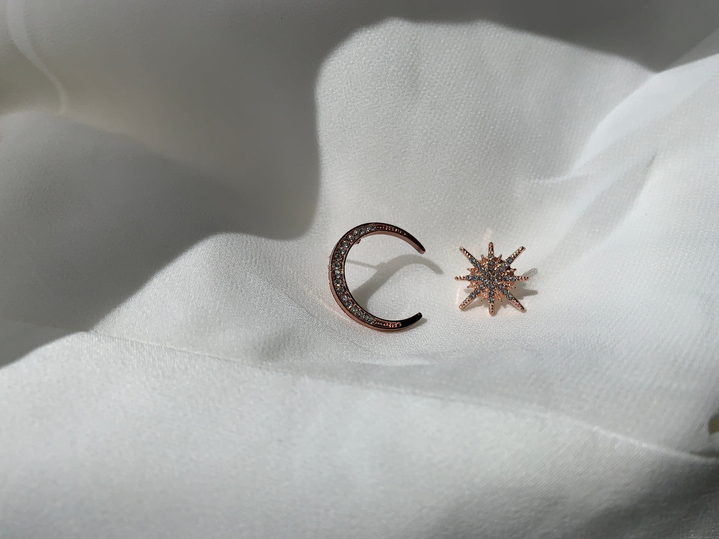 Sliver of a moon earring